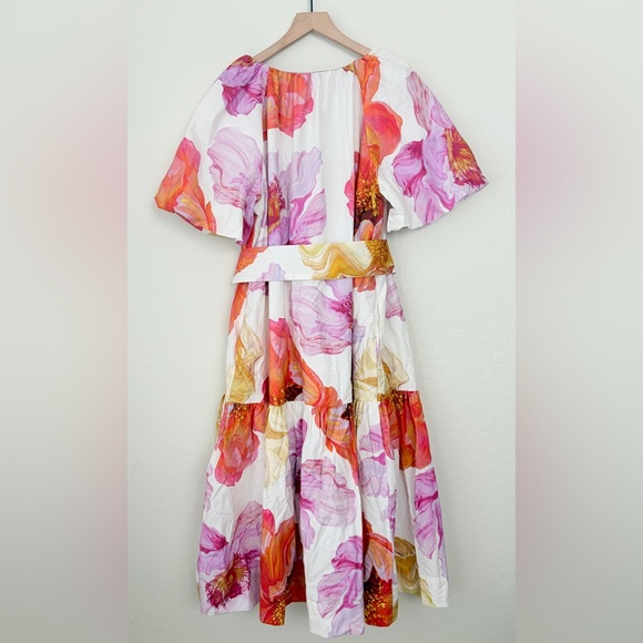 NWT By Anthropologie Short-Sleeve Midi Dress - Picture 6 of 7